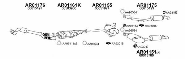  010065 Exhaust system 010065