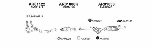  010088 Exhaust system 010088