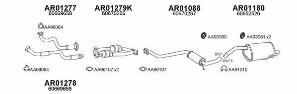 Veneporte 010097 Exhaust system 010097