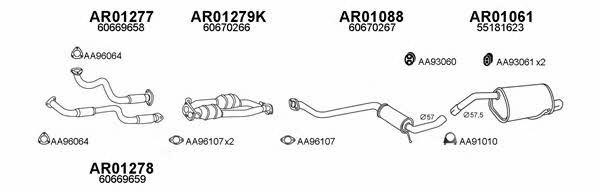 Veneporte 010098 Exhaust system 010098