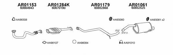 Veneporte 010101 Exhaust system 010101