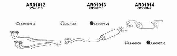 Veneporte 010106 Exhaust system 010106