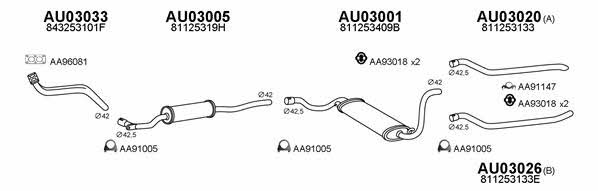  030006 Exhaust system 030006