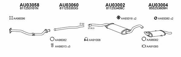  030008 Exhaust system 030008