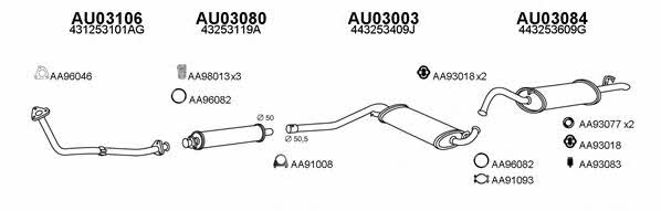  030015 Exhaust system 030015