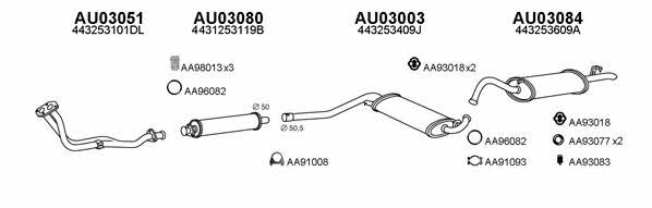  030017 Exhaust system 030017