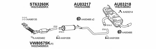  030035 Exhaust system 030035