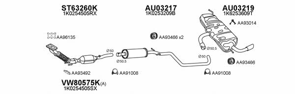  030036 Exhaust system 030036