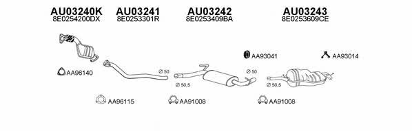 Veneporte 030048 Exhaust system 030048