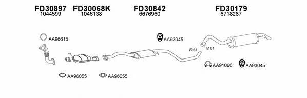  300359 Exhaust system 300359