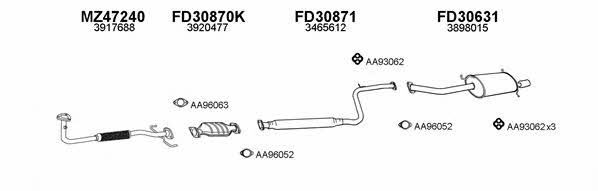 300385 Exhaust system 300385