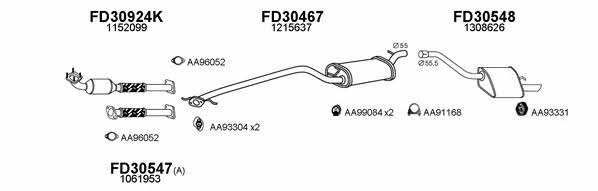  300391 Exhaust system 300391