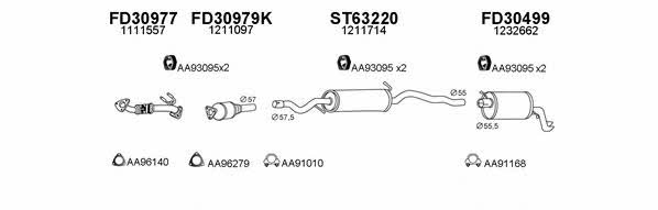  300406 Exhaust system 300406
