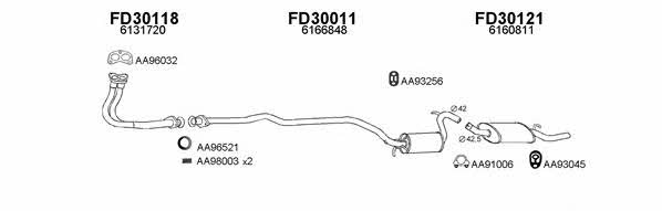  300411 Exhaust system 300411