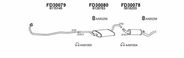 Veneporte 300414 Exhaust system 300414