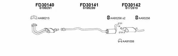  300416 Exhaust system 300416