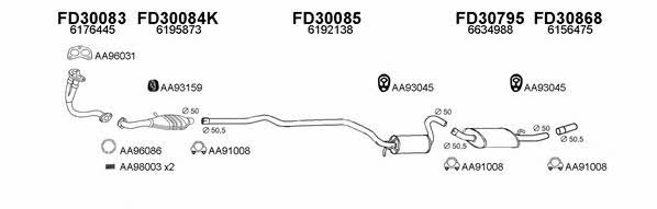  300417 Exhaust system 300417