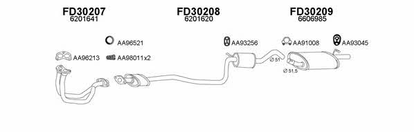  300427 Exhaust system 300427