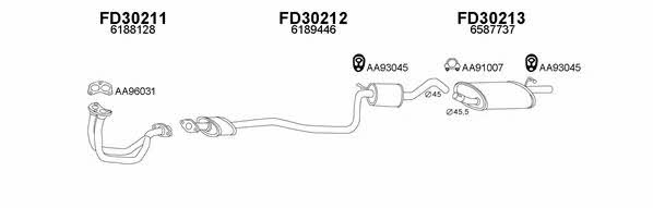  300428 Exhaust system 300428