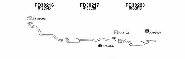  300432 Exhaust system 300432