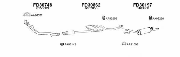  300447 Exhaust system 300447