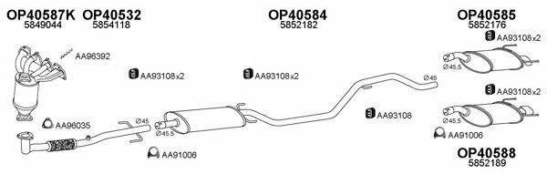  400183 Exhaust system 400183