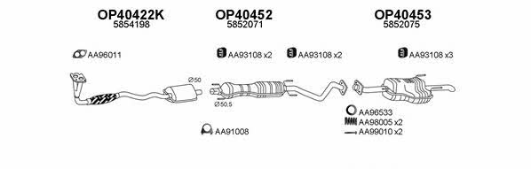  400185 Exhaust system 400185