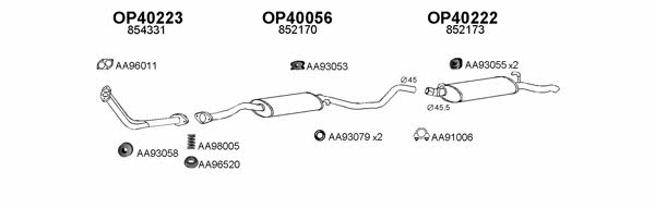  400193 Exhaust system 400193