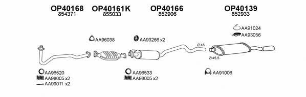  400195 Exhaust system 400195