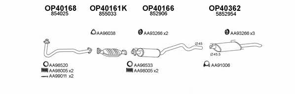  400196 Exhaust system 400196