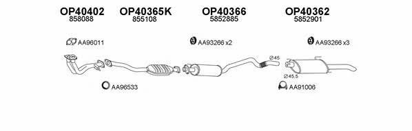  400197 Exhaust system 400197