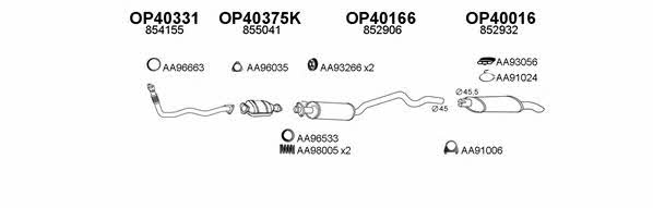  400198 Exhaust system 400198