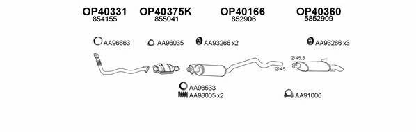  400199 Exhaust system 400199