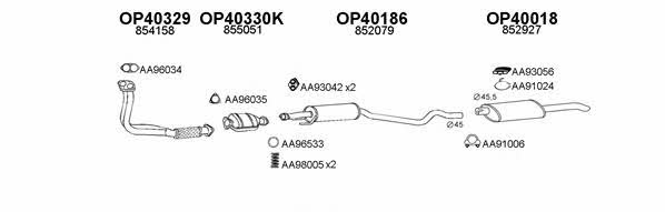  400201 Exhaust system 400201