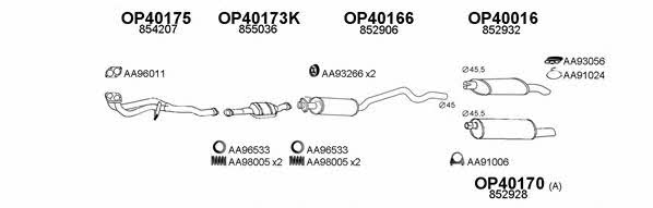  400203 Exhaust system 400203