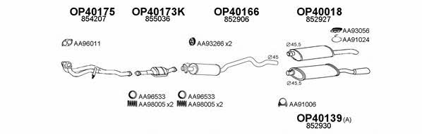  400204 Exhaust system 400204