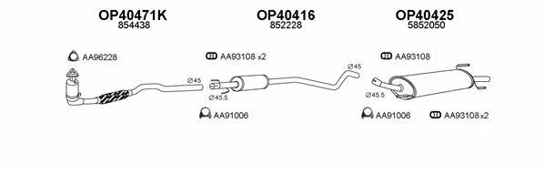  400206 Exhaust system 400206