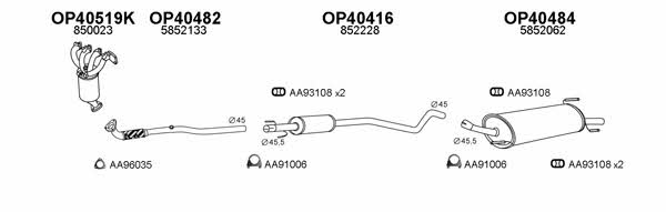 Veneporte 400208 Exhaust system 400208