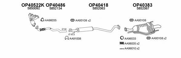  400211 Exhaust system 400211