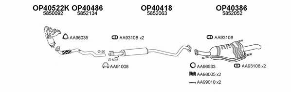  400212 Exhaust system 400212