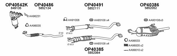  400216 Exhaust system 400216