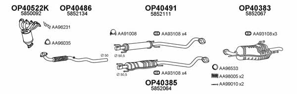  400219 Exhaust system 400219