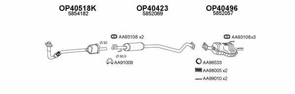  400223 Exhaust system 400223