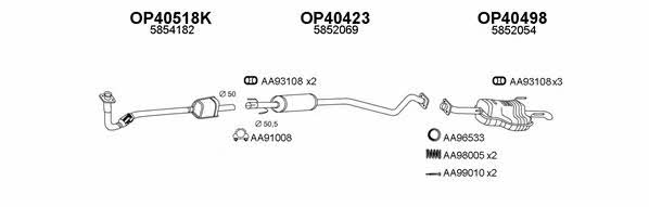  400224 Exhaust system 400224