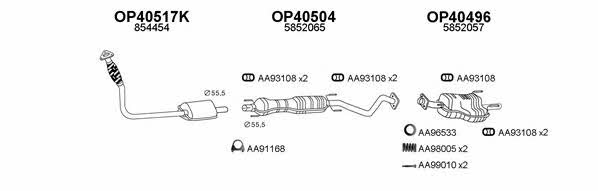  400229 Exhaust system 400229