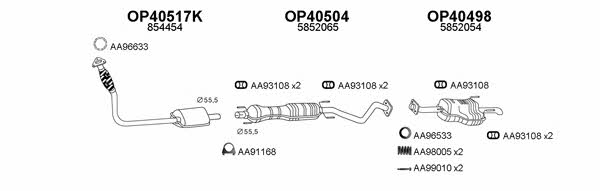  400230 Exhaust system 400230
