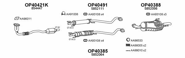  400231 Exhaust system 400231