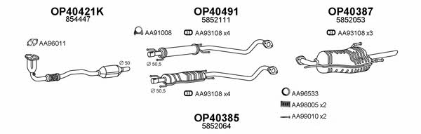  400232 Exhaust system 400232