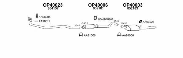  400233 Exhaust system 400233