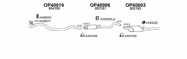  400235 Exhaust system 400235